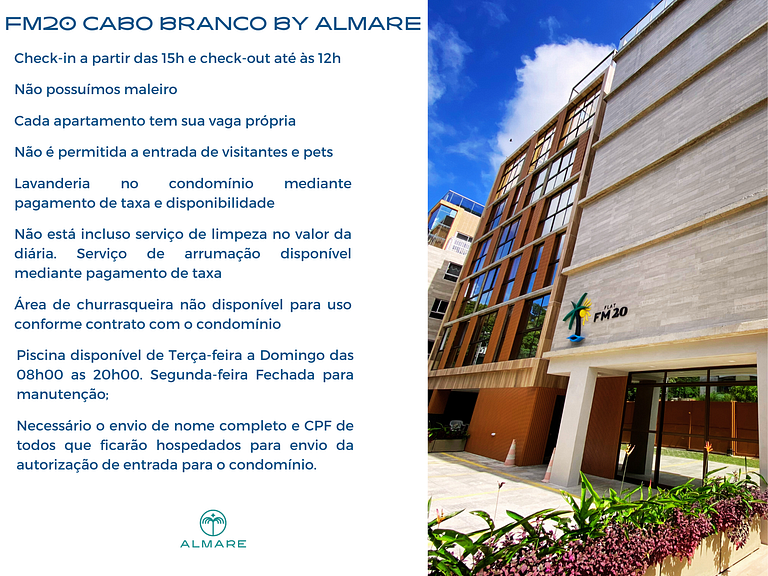 Flat FM20 Cabo Branco Loft 3 - By Almare
